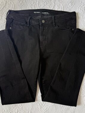 Old Navy Black Skinny Jeans - High Rise Rockstar